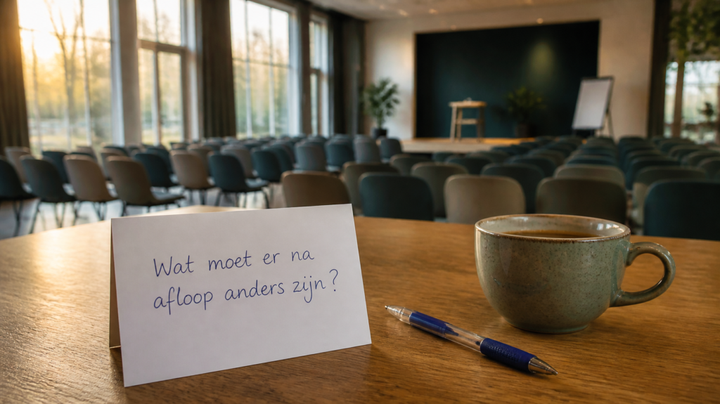 Begin bij het eind
